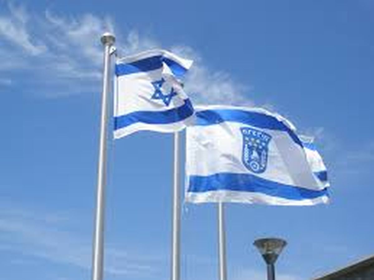 Israeli flags