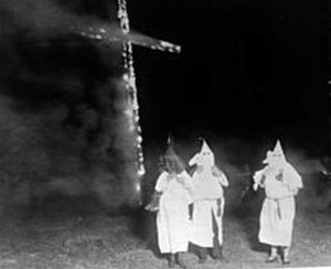 Cross burning