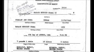 Fake Obama certificate