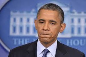 Obama frown