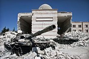 Syrian tanks destroyed