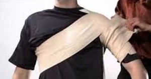wrapped bandage