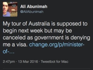 Abunimah visa