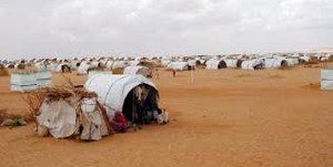 Sudanese refugee camp
