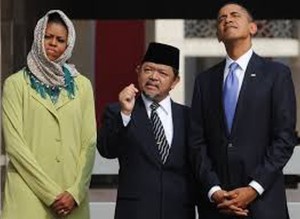 Obamas at mosque