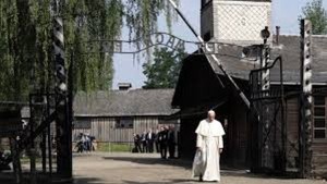 pope at Auschwitz