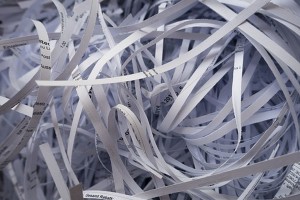 shredded paper