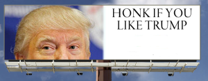 Trump billboard