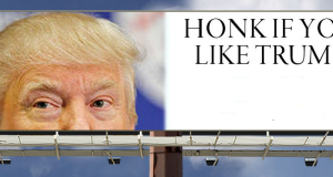 Berkeley Reduces Traffic Noise 90% With ‘Honk If You Like Trump’ Billboards