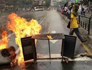 Caracas protest