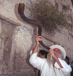 shofar blowing