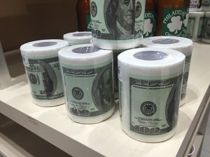 toilet paper money