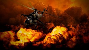 helicopter explosions