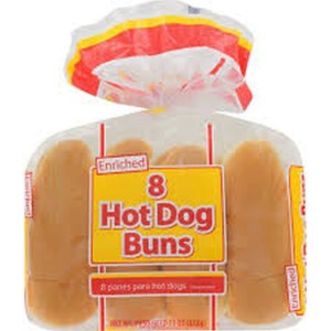 hot dog buns