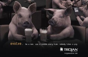 Trojan pig ad