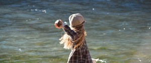 girl throwing