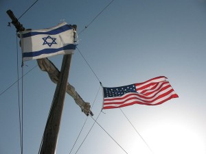 US and Israel flags