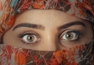 Arab woman eyes