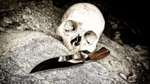skull knife