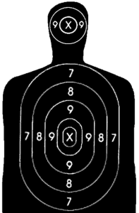 silhouette target