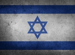grainy Israel flag