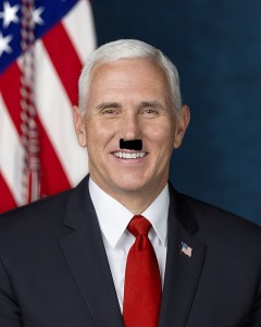 Pence as Hitler