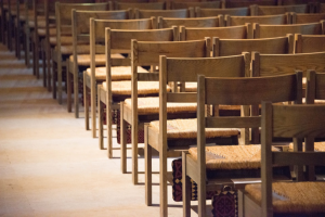 rows of chairs