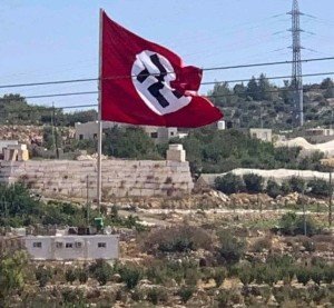 Palestinian Nazi flag