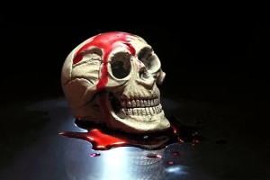 bloody skull