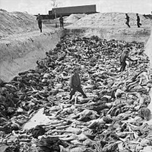 Bergen Belsen mass grave