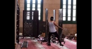 Mooning Shrine Not Enough; Palestinian Also Reverently Throws Chair In Al Aqsa