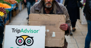 Beggar Scores Low On TripAdvisor: ‘Rude Service, No Wi-Fi, Would Not Recommend’
